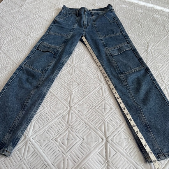 AGOLDE Cooper Cargo Jeans Size 25 In Regulation - Picture 8 of 13